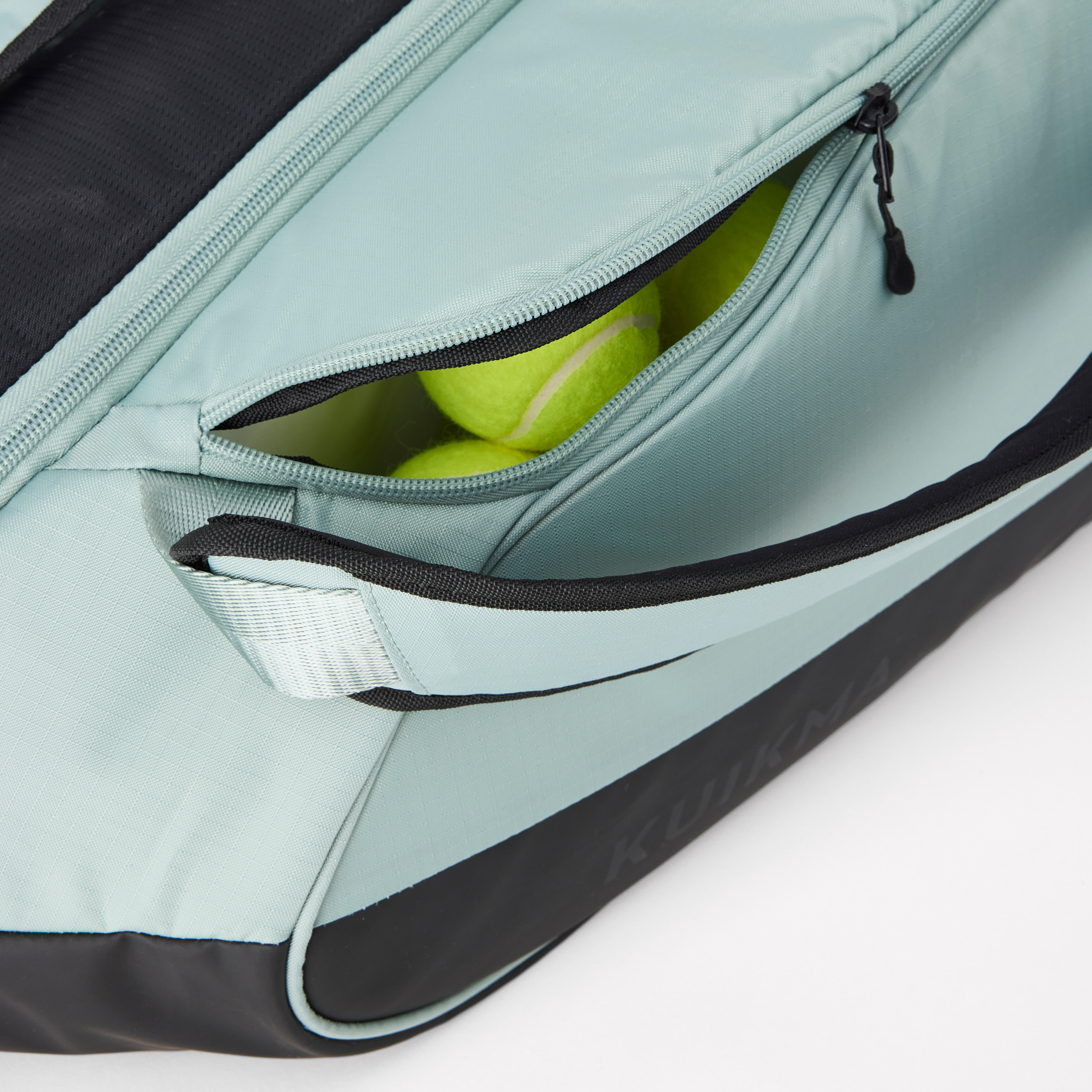 Insulated 9-Racket Tennis Bag L Pro - Green/Black - KUIKMA