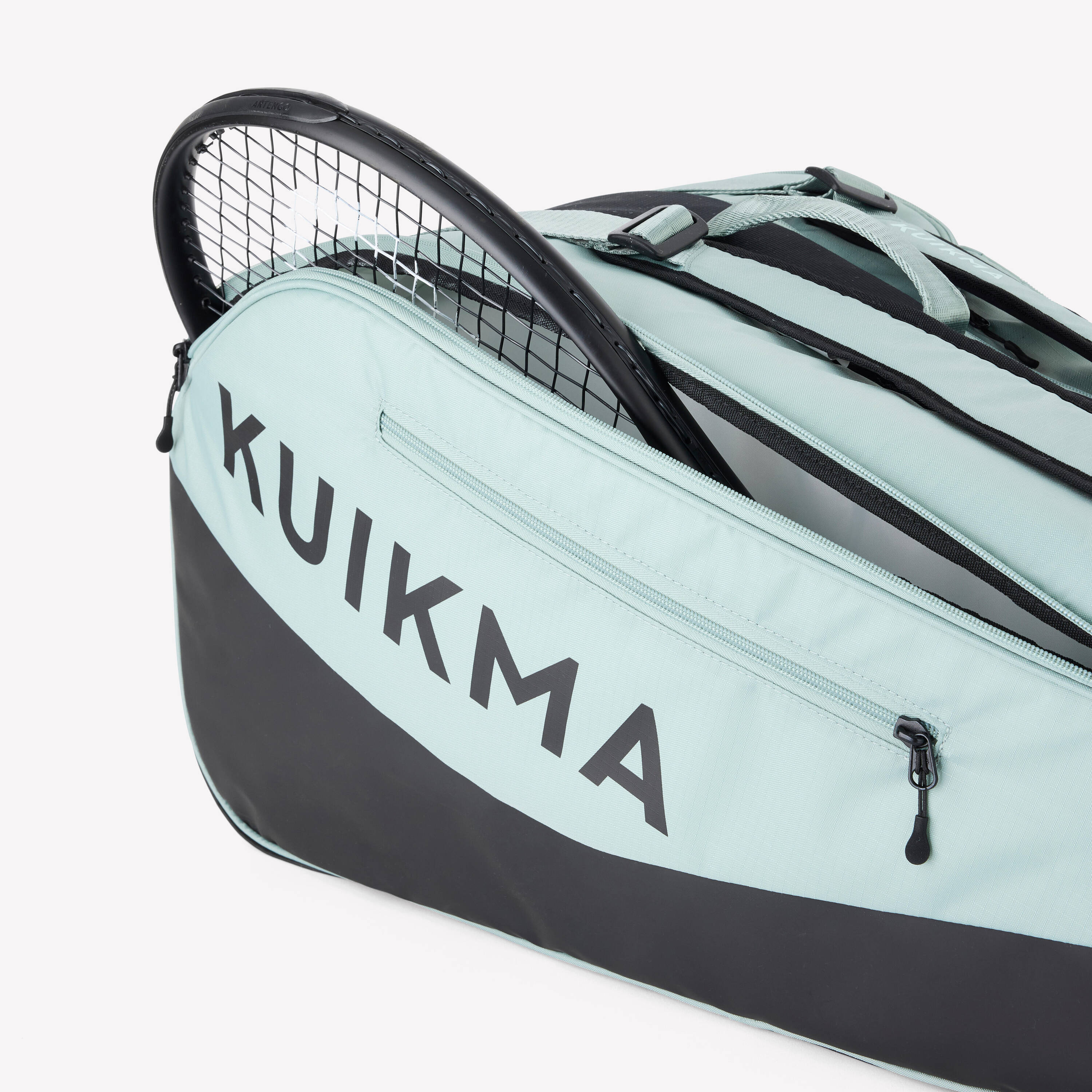 Insulated 9-Racket Tennis Bag L Pro - Green/Black -  2