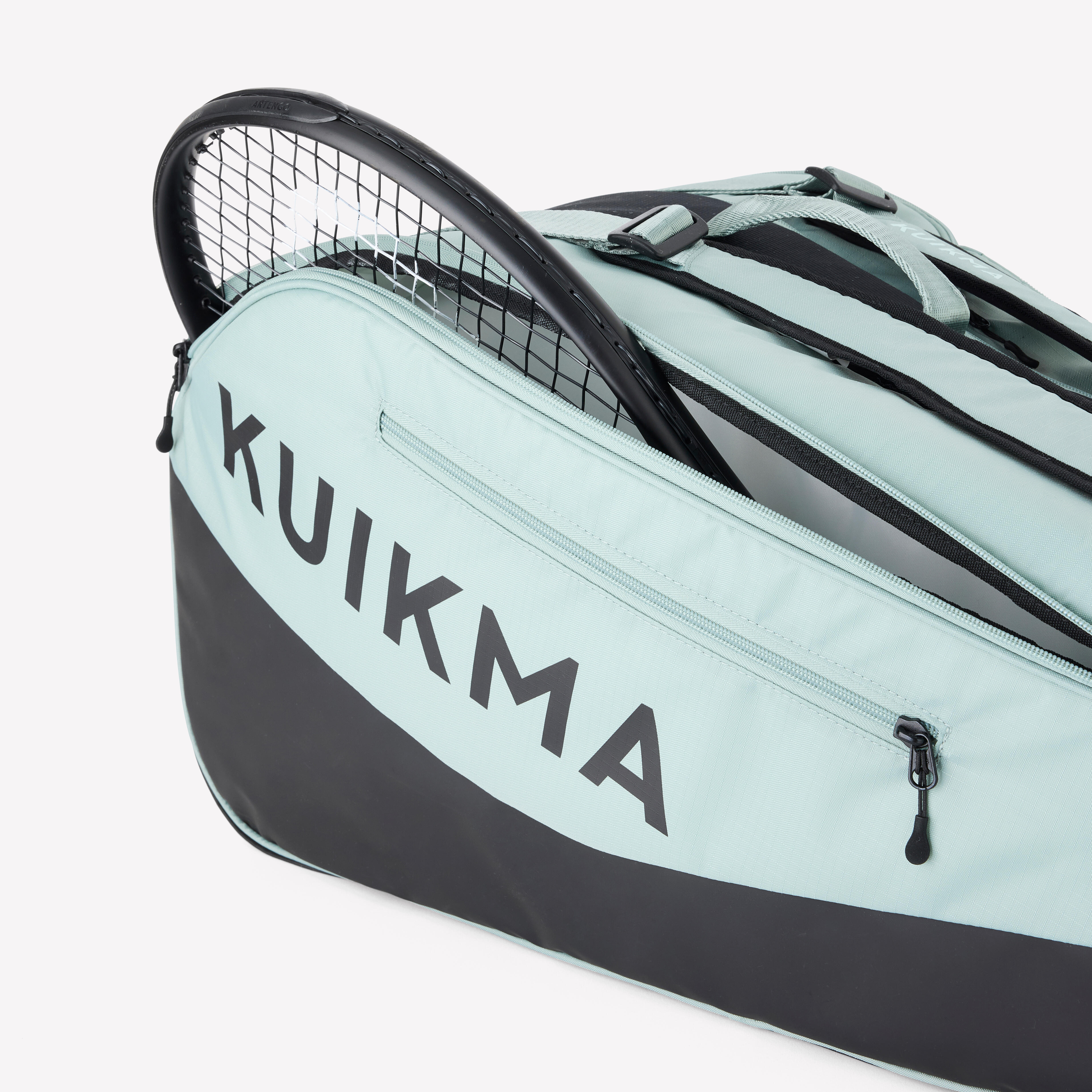 Insulated 9-Racket Tennis Bag L Pro - Green/Black - KUIKMA