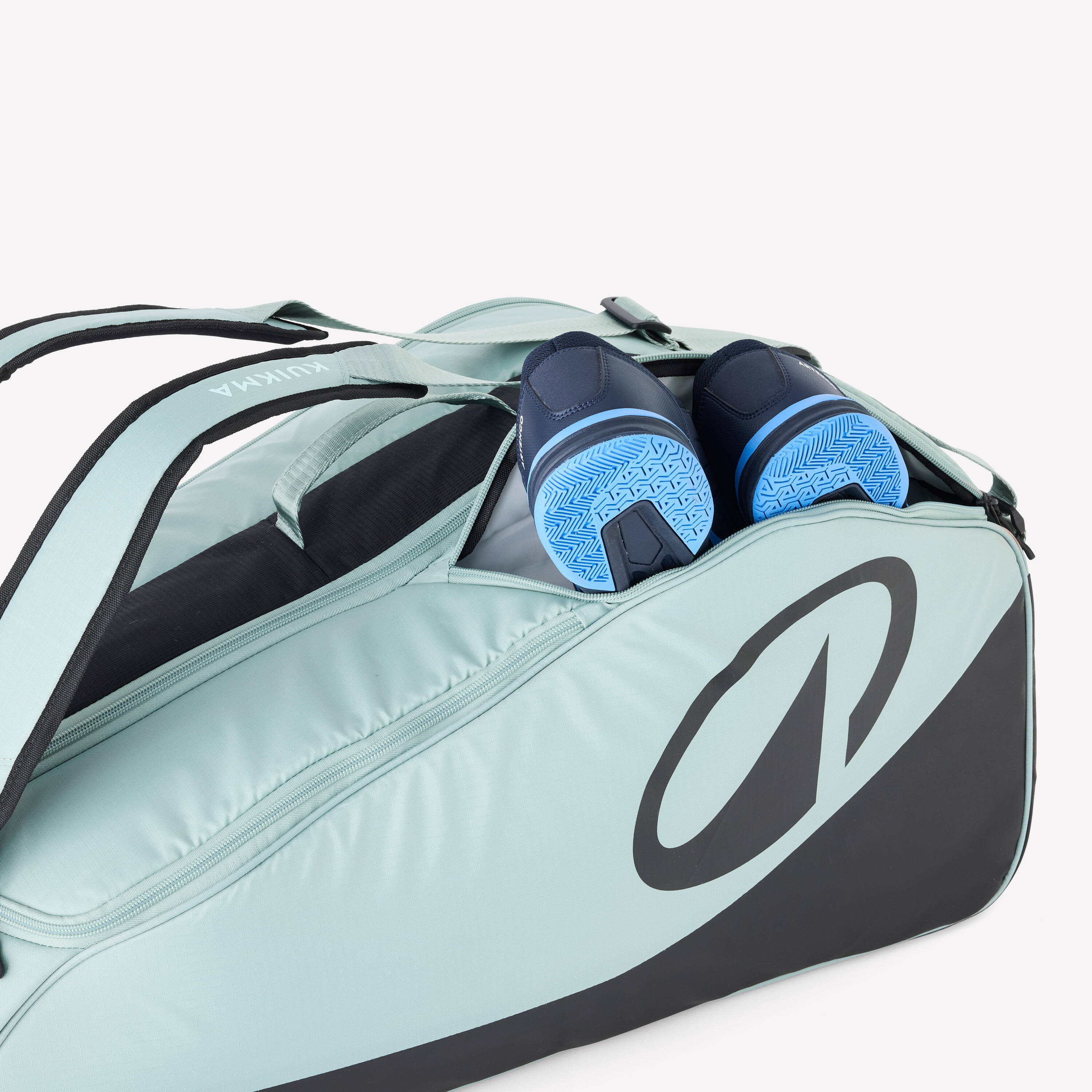 Insulated 9-Racket Tennis Bag L Pro - Green/Black -  5