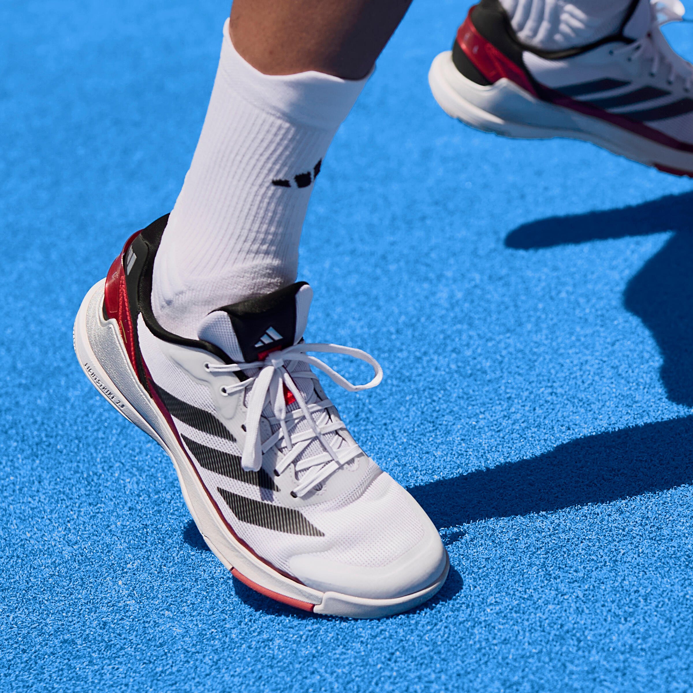 Chaussures de padel Homme - Adidas Crazyquick LS Padel Rouge 9/22