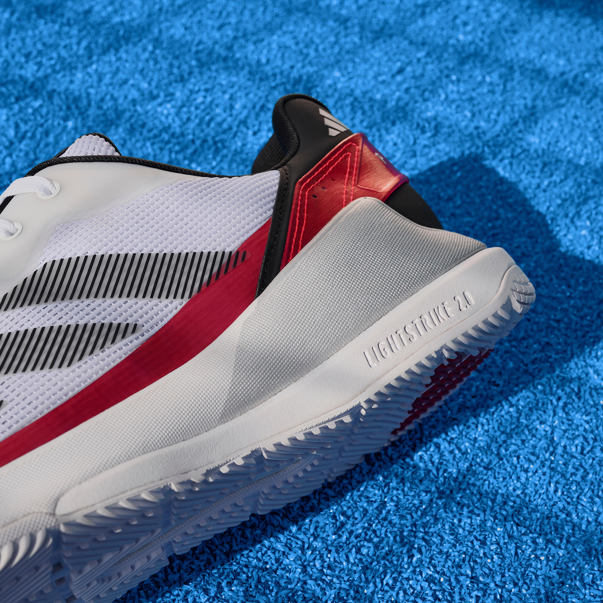 Chaussures de padel Homme - Adidas Crazyquick LS Padel Rouge 20/22