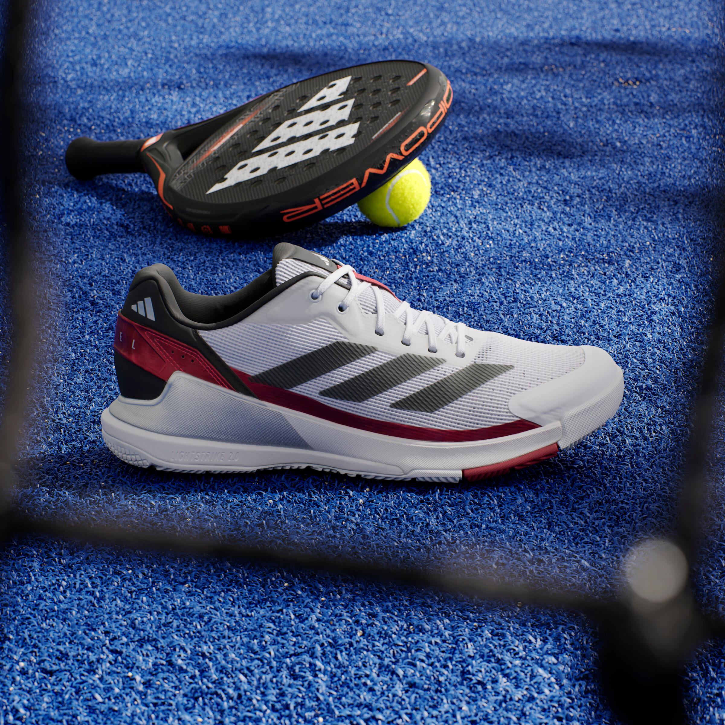 Chaussures de padel Homme - Adidas Crazyquick LS Padel Rouge 11/22