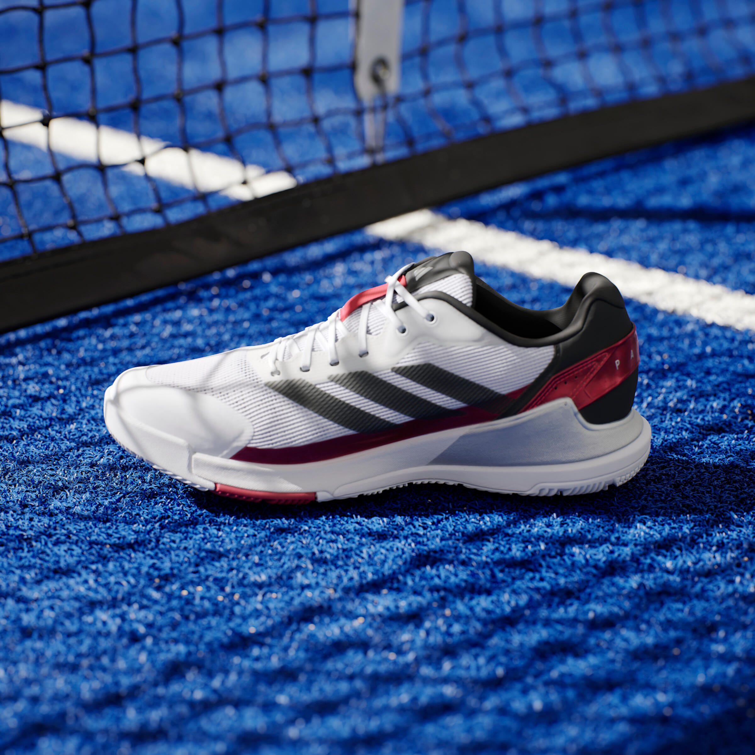 Chaussures de padel Homme - Adidas Crazyquick LS Padel Rouge 15/22
