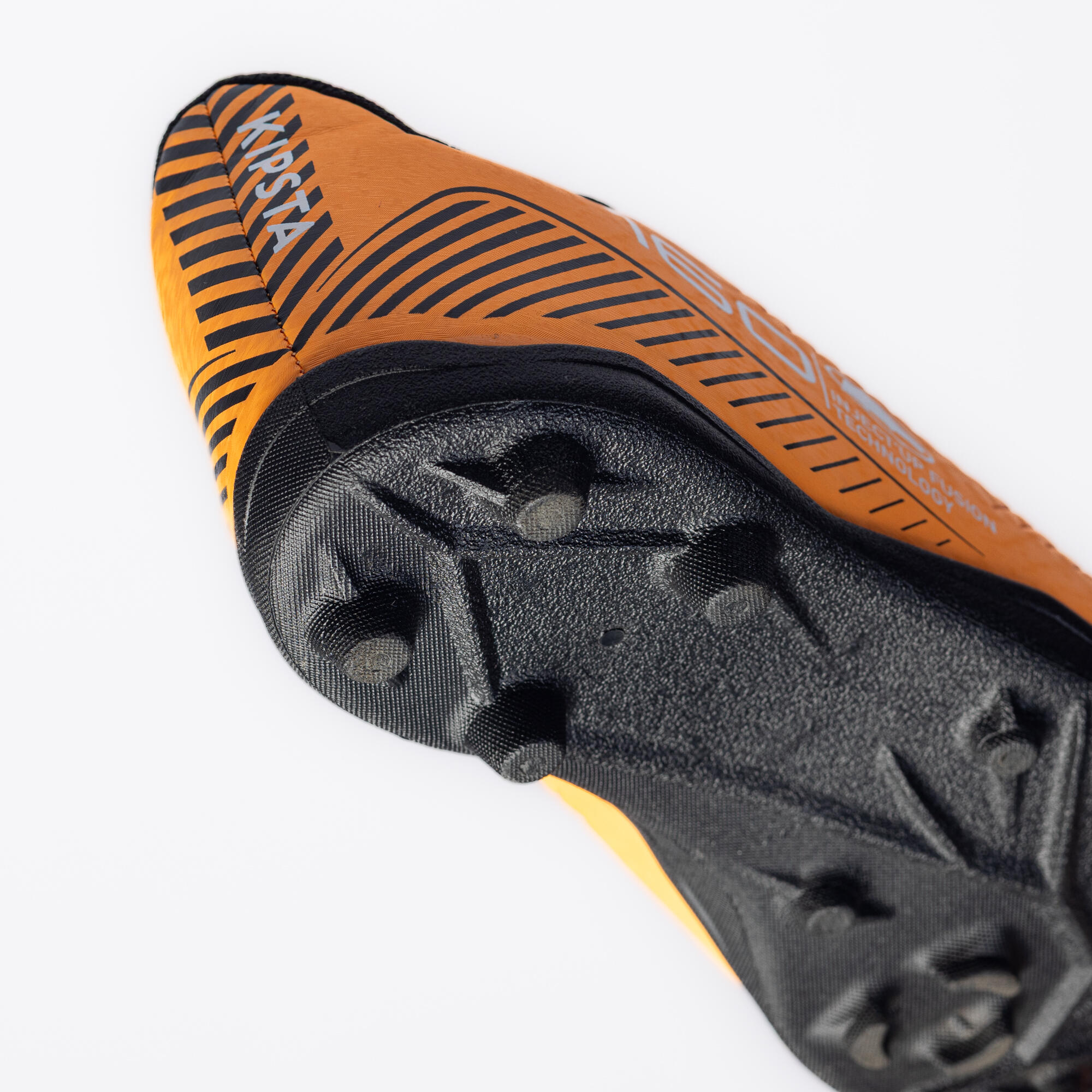 Kids' Artificial Pitch Football Boots 160 - Orange/Black