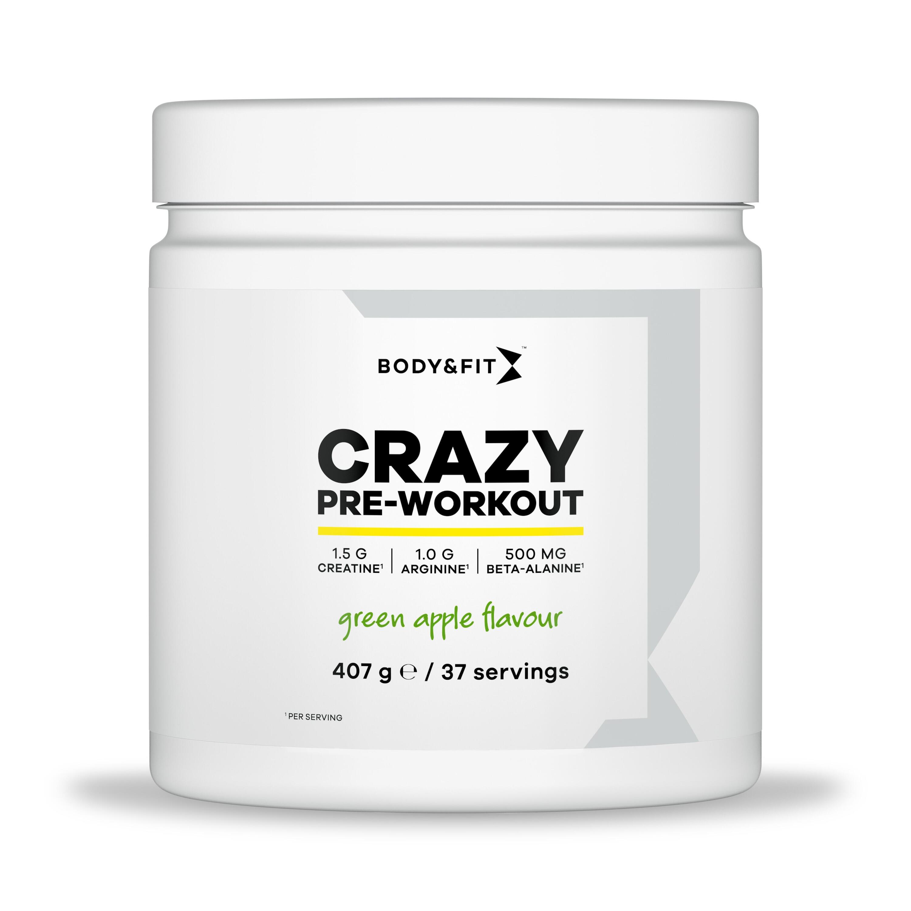 BODY&FIT Body&Fit CRAZY PWO GREEN APPLE 407G