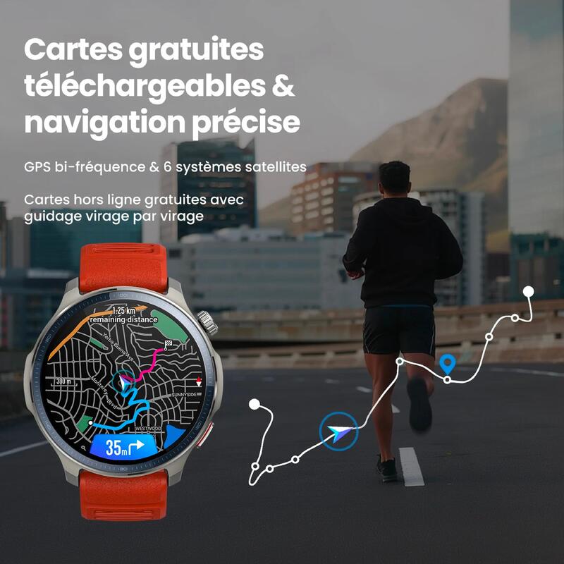 Ceas inteligent GPS pentru sport și sănătate - Amazfit Balance 2
