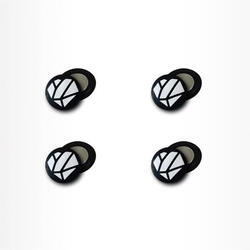 Aimants porte dossard running et trail, Shapeheart x4