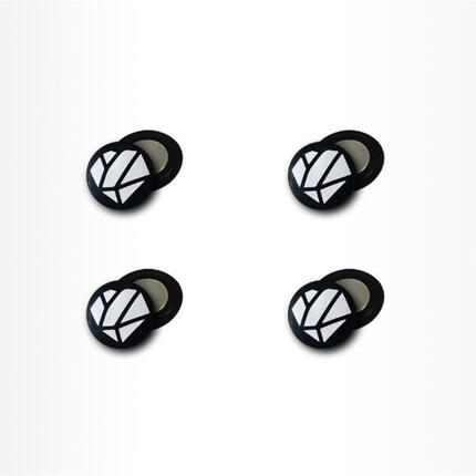 Aimants porte dossard running et trail, Shapeheart x4