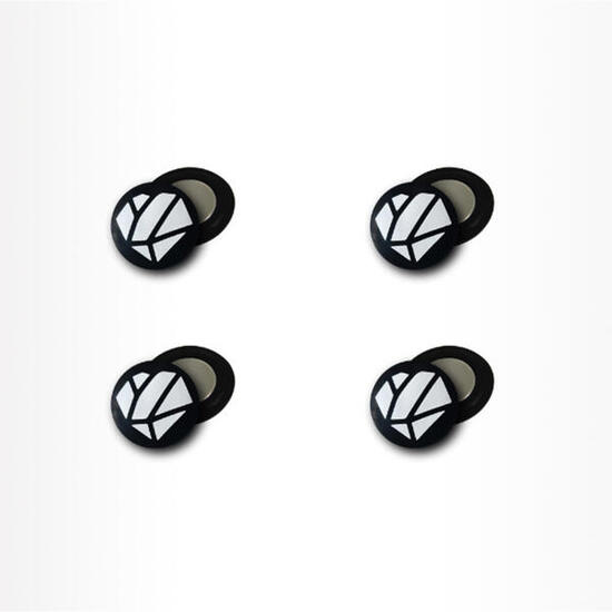 Aimants porte dossard running et trail, Shapeheart x4