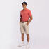 Men’s Cotton Polo T-Shirt Rust Orange - MW100