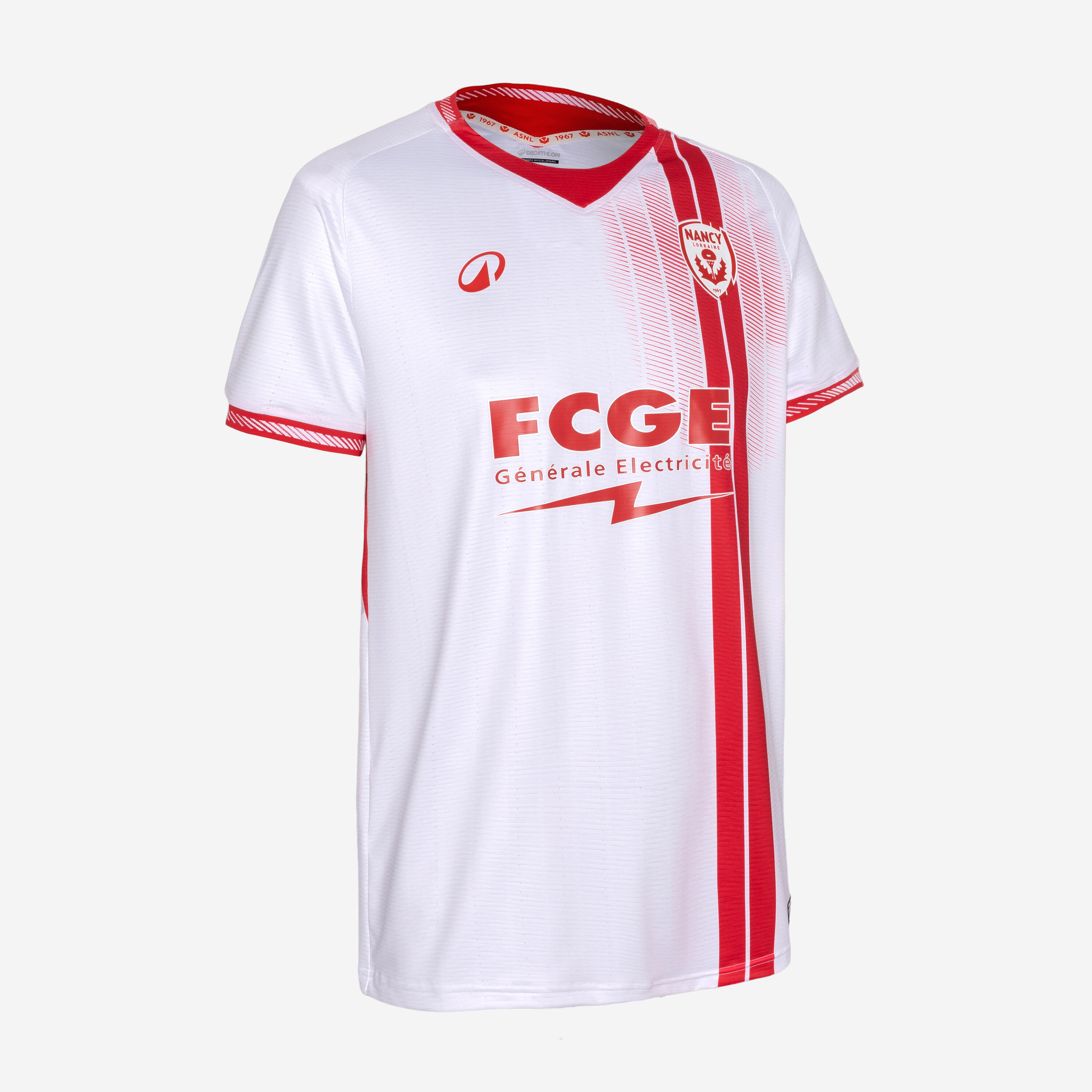 MAILLOT OFFICIEL AS NANCY LORRAINE BLANC DOMICILE SAISON 25/26 2/5