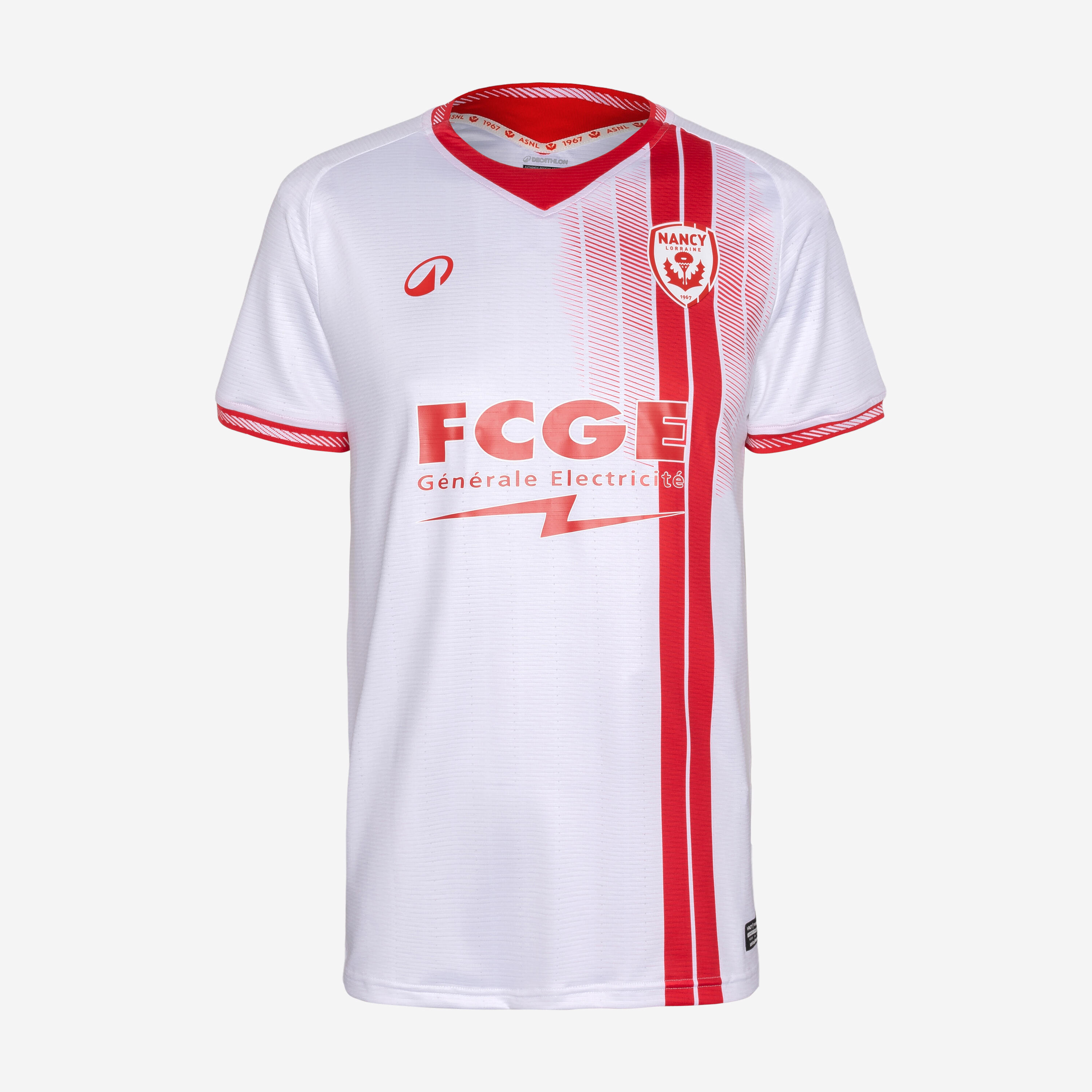 KIPSTA Domáci dres AS Nancy Lorraine 25/26 bielo-červený L