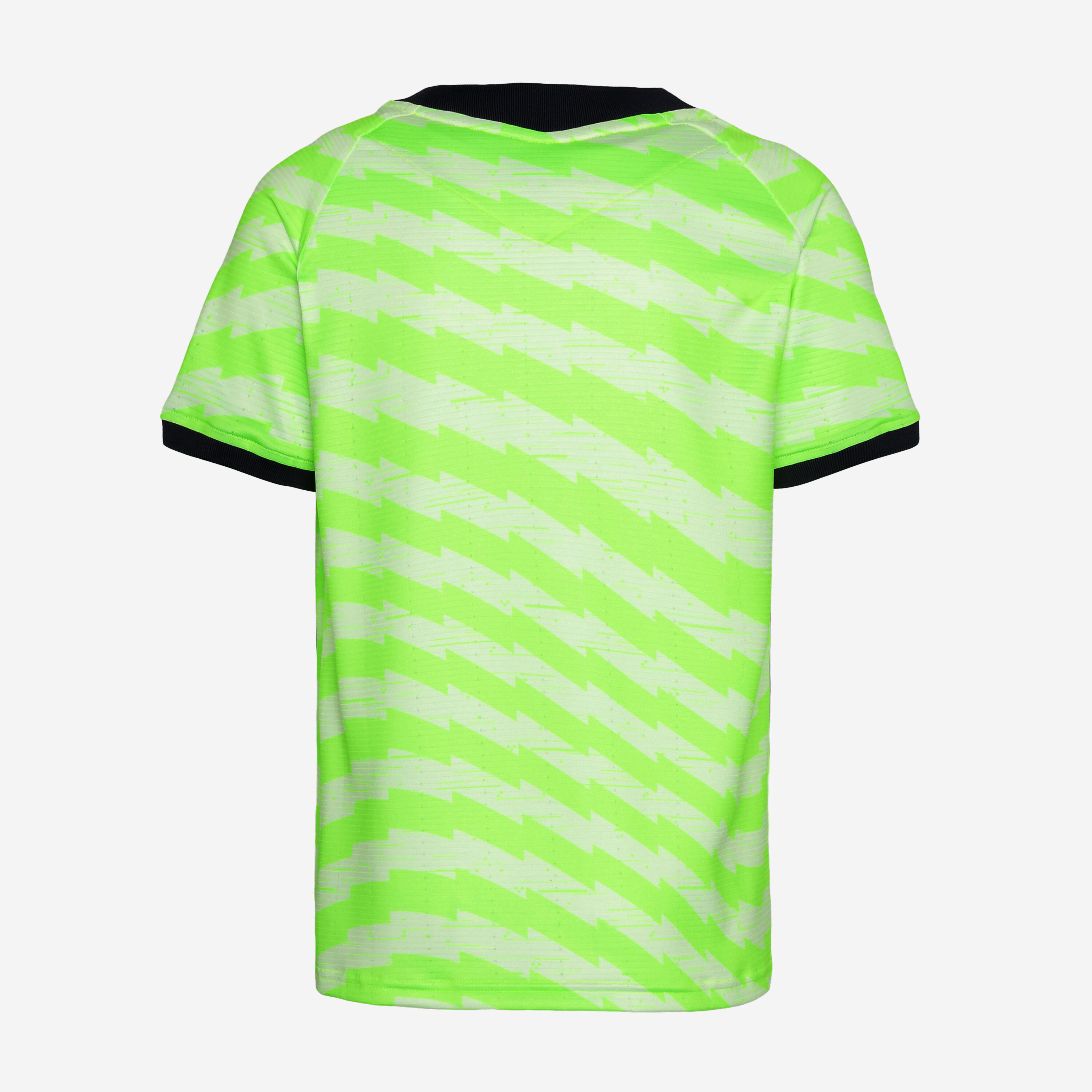 Maillot enfant manches courtes officiel ASNL 25/26 gardien de but jaune et gris 3/5