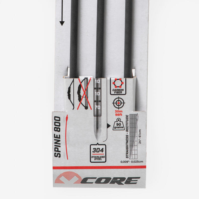 Set de 3 săgeți Core Jet pentru arc din lemn Core Shift