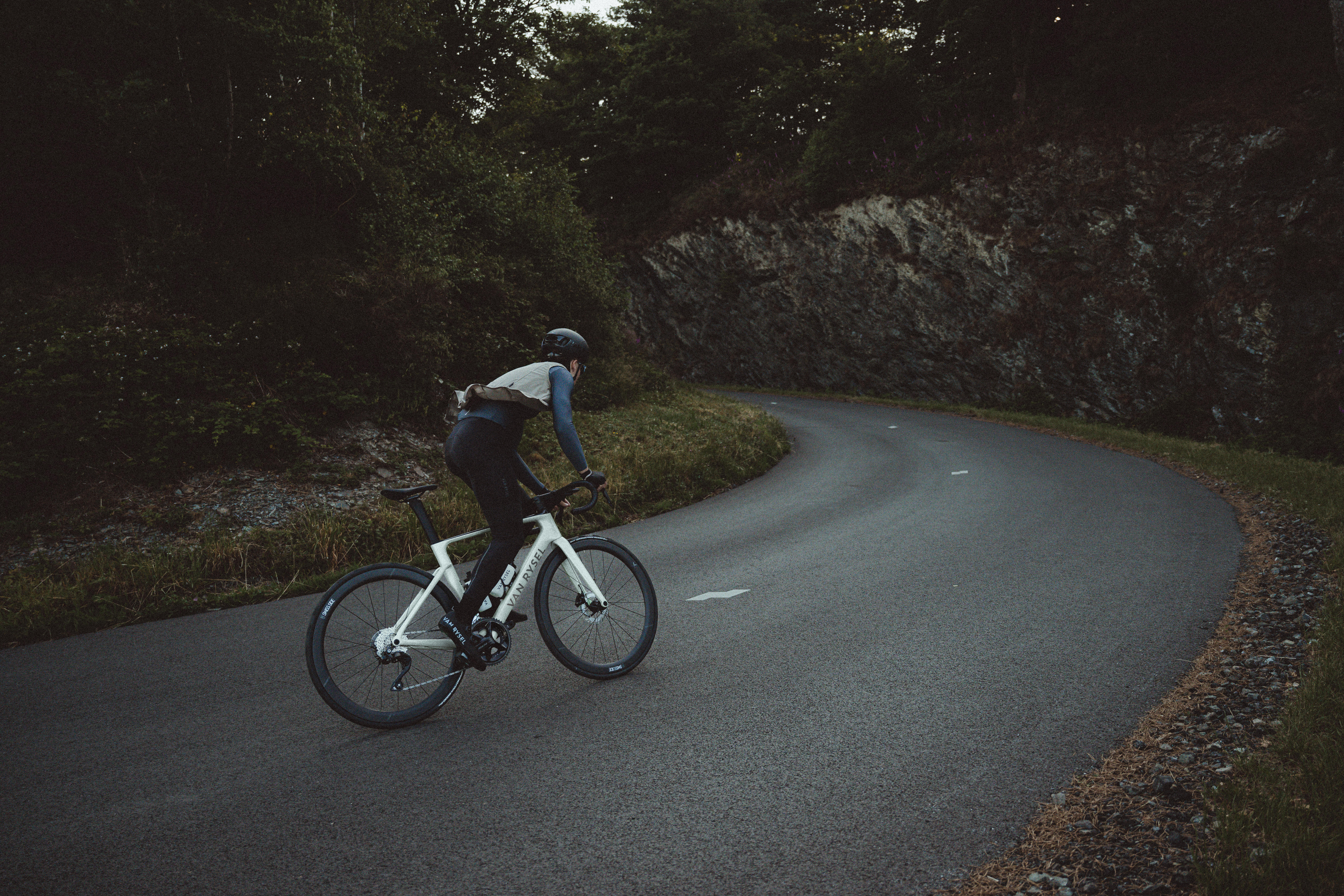 Men’s Cool Weather Long Bib Tights, Racer - VAN RYSEL