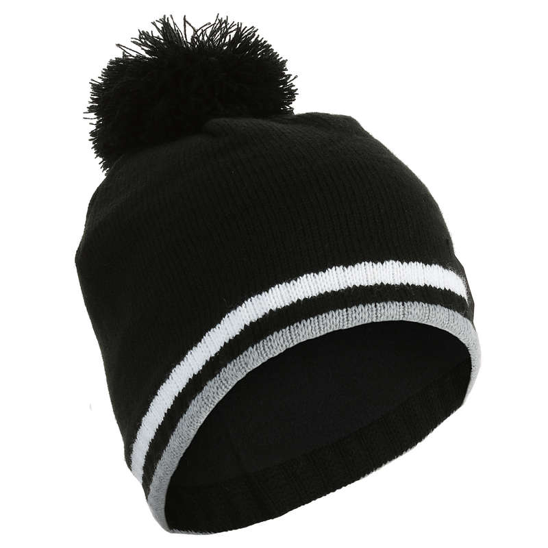 WEDZE Rec Stripes Ski Hat - Black | Decathlon