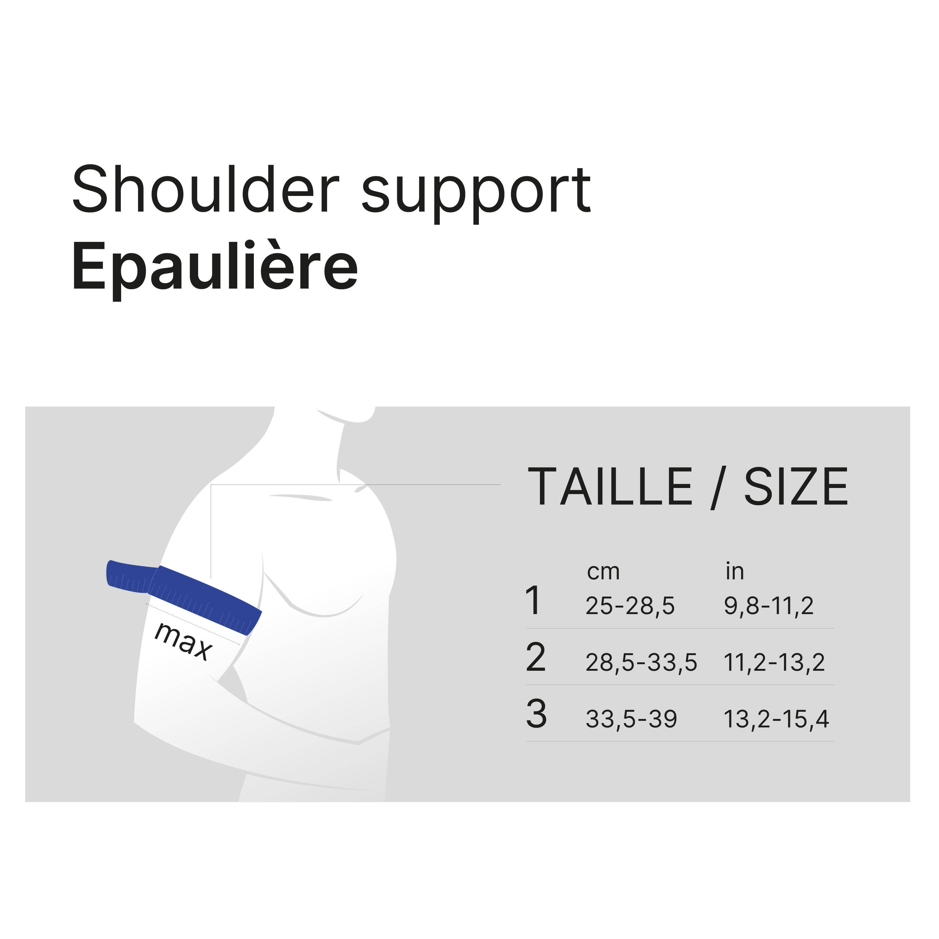 Right or Left Shoulder Pad with Tightening Strap - Smoked Black -  2