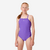 Maillot de bain 1 pièce natation Fille ado, Kamily violet