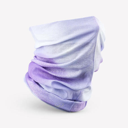 Пов'язка для шиї для піших прогулянок HIKE 100 фіолетова