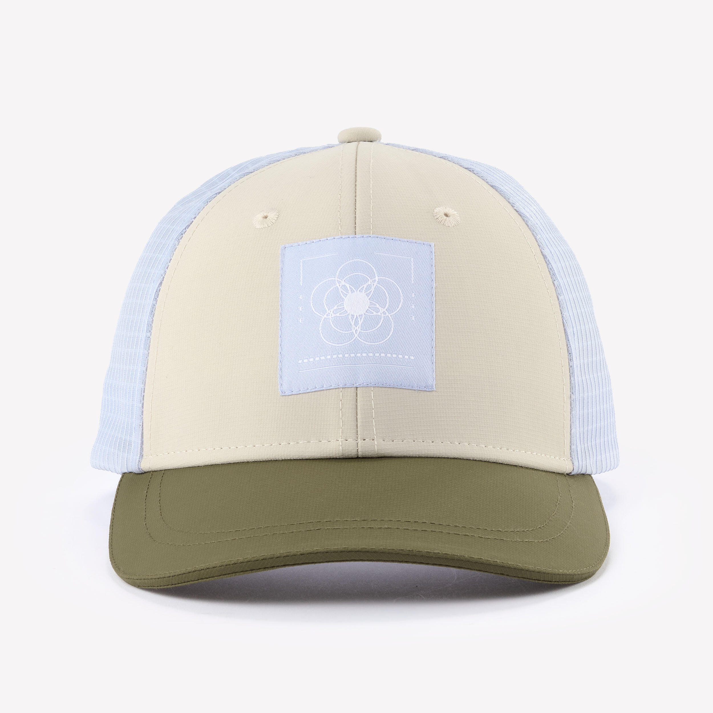 Wandermütze für Kinder von 7-15 Jahren, MH100 Trucker beige 6/9