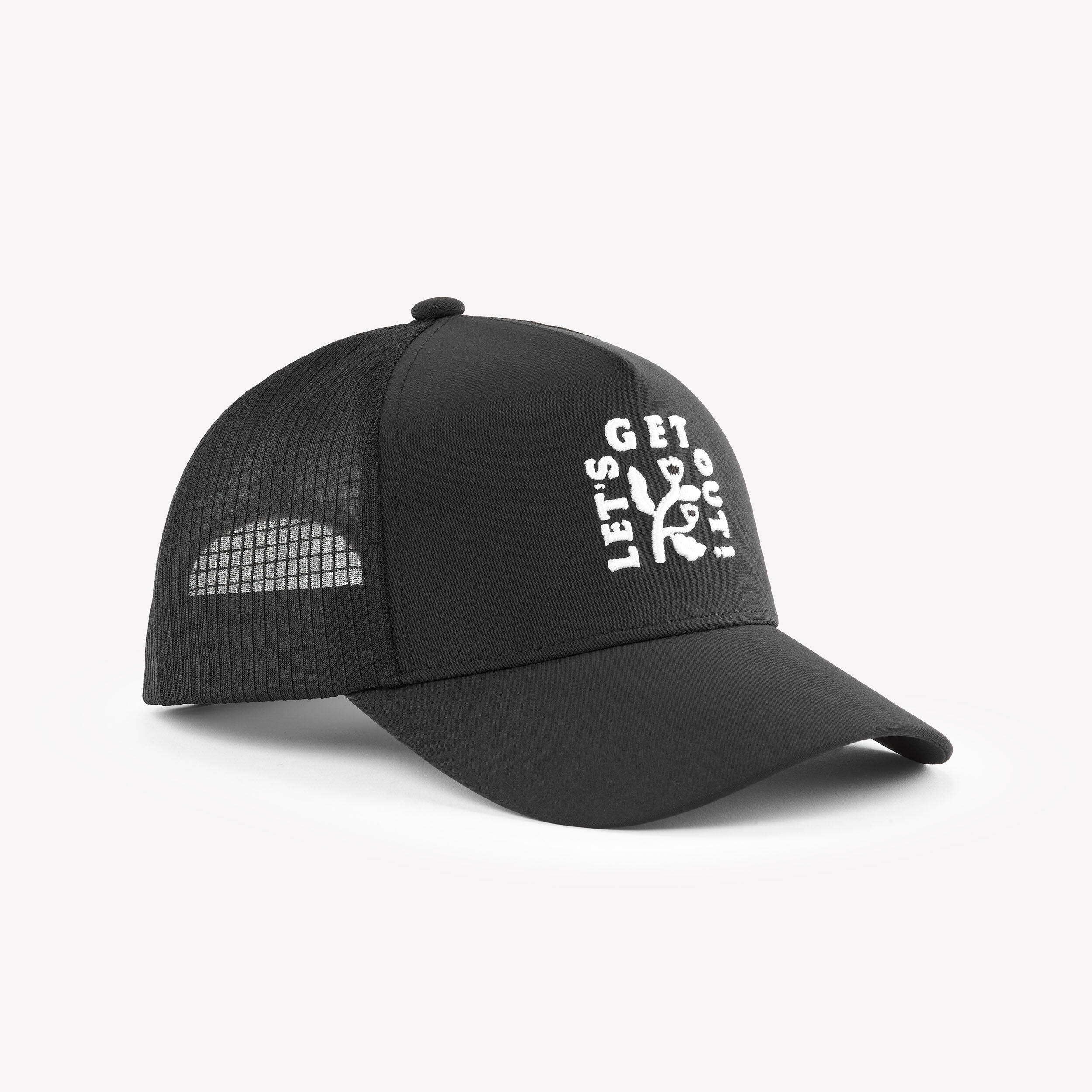 Hiking cap, TRUCKER 500 - Black -  1