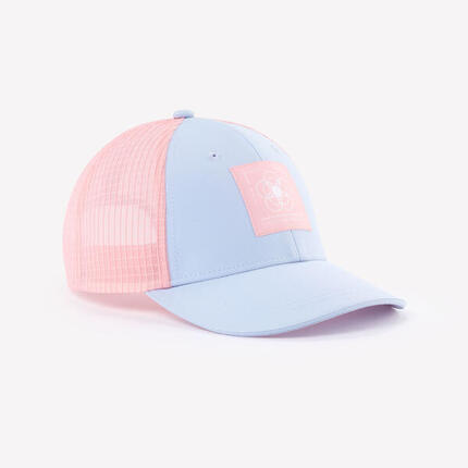 Casquette de randonnée 7-15 ans enfant, MH100 Trucker beige