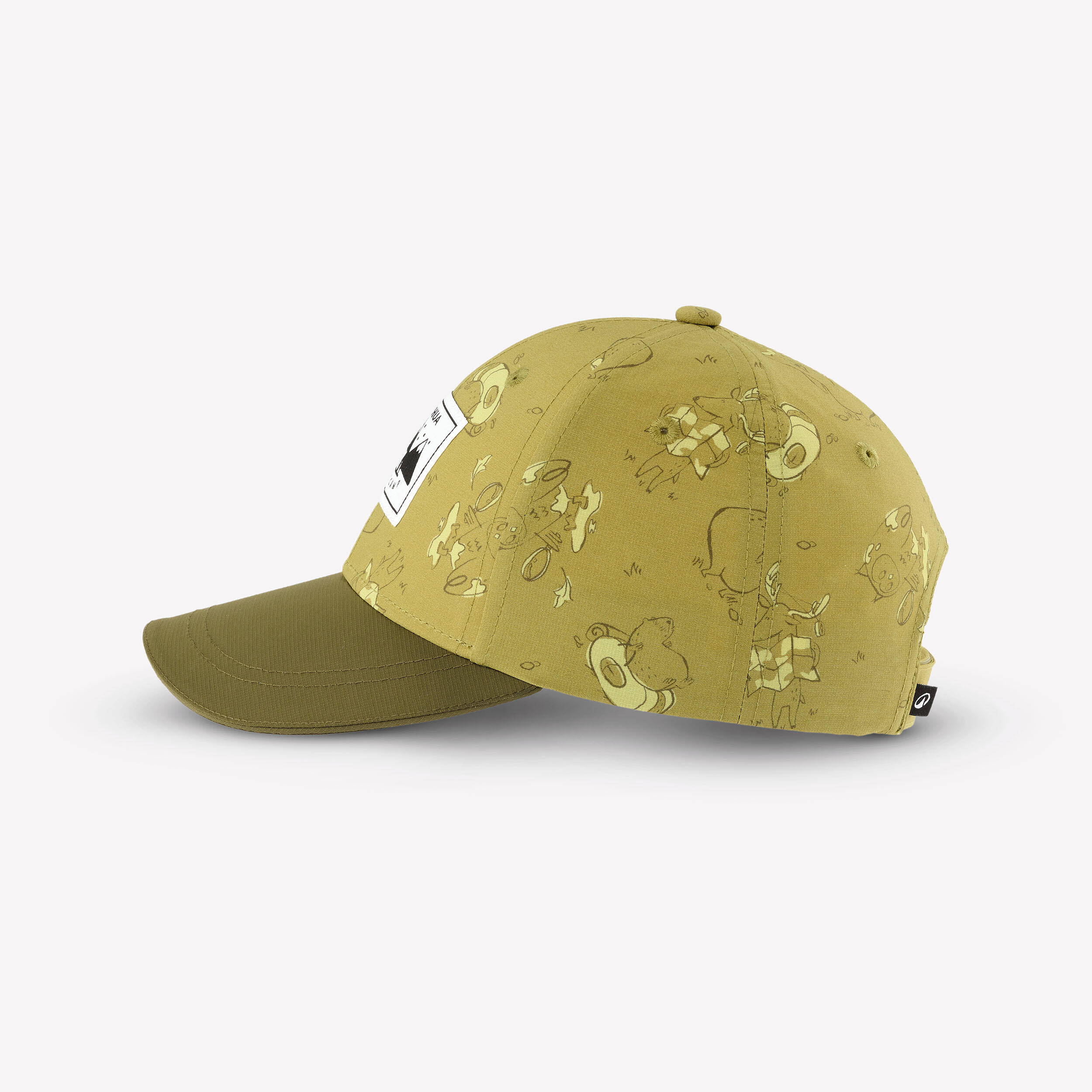 Casquette de randonnée enfant, MH100 kid vert 5/8