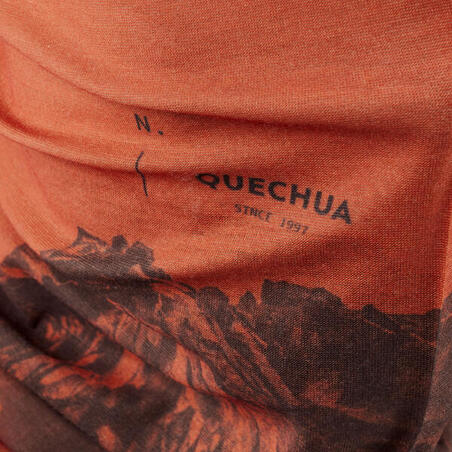 Пов'язка для шиї для піших прогулянок HIKE 100 помаранчева