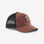 Casquette de randonnée, TRUCKER 500 marron