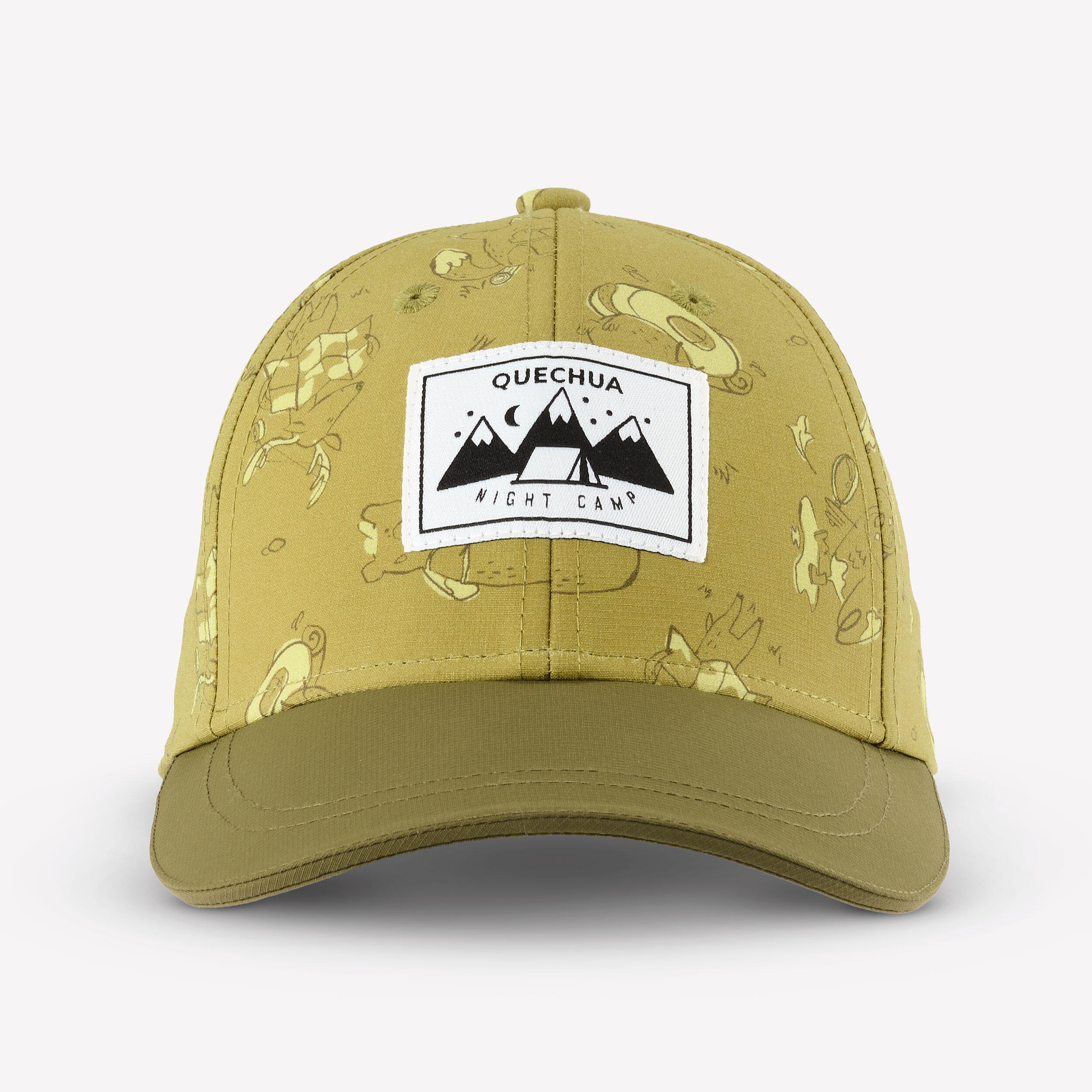Casquette de randonnée enfant, MH100 kid vert 6/8