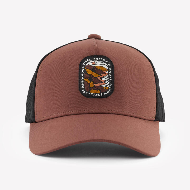 Șapcă de drumeție TRUCKER 500 Maro