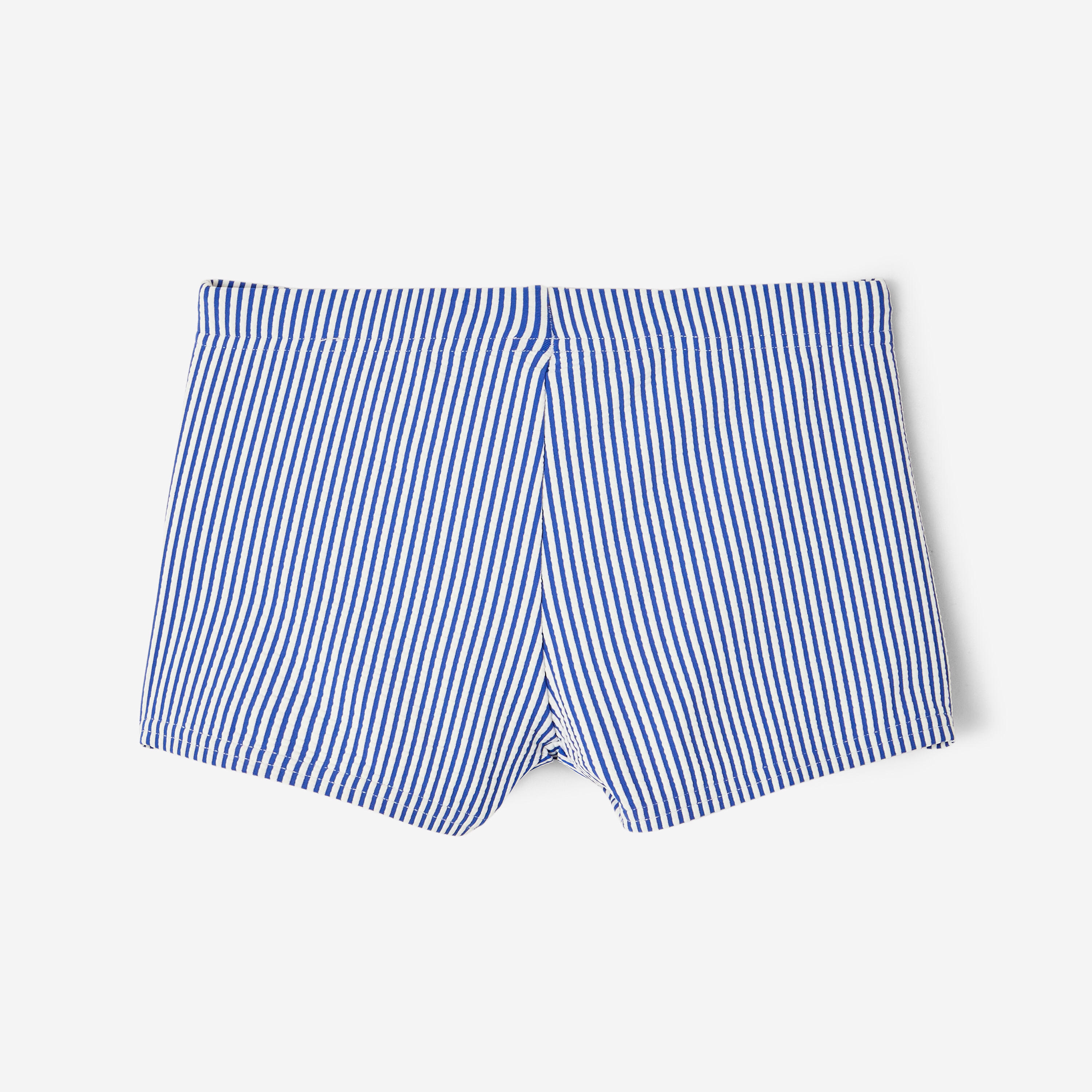 Bañador Niño Bóxer Natación Fiti Azul Rayas Texturizado 8/11