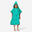 Poncho de baie 500 Allov Verde Copii 110-135 cm