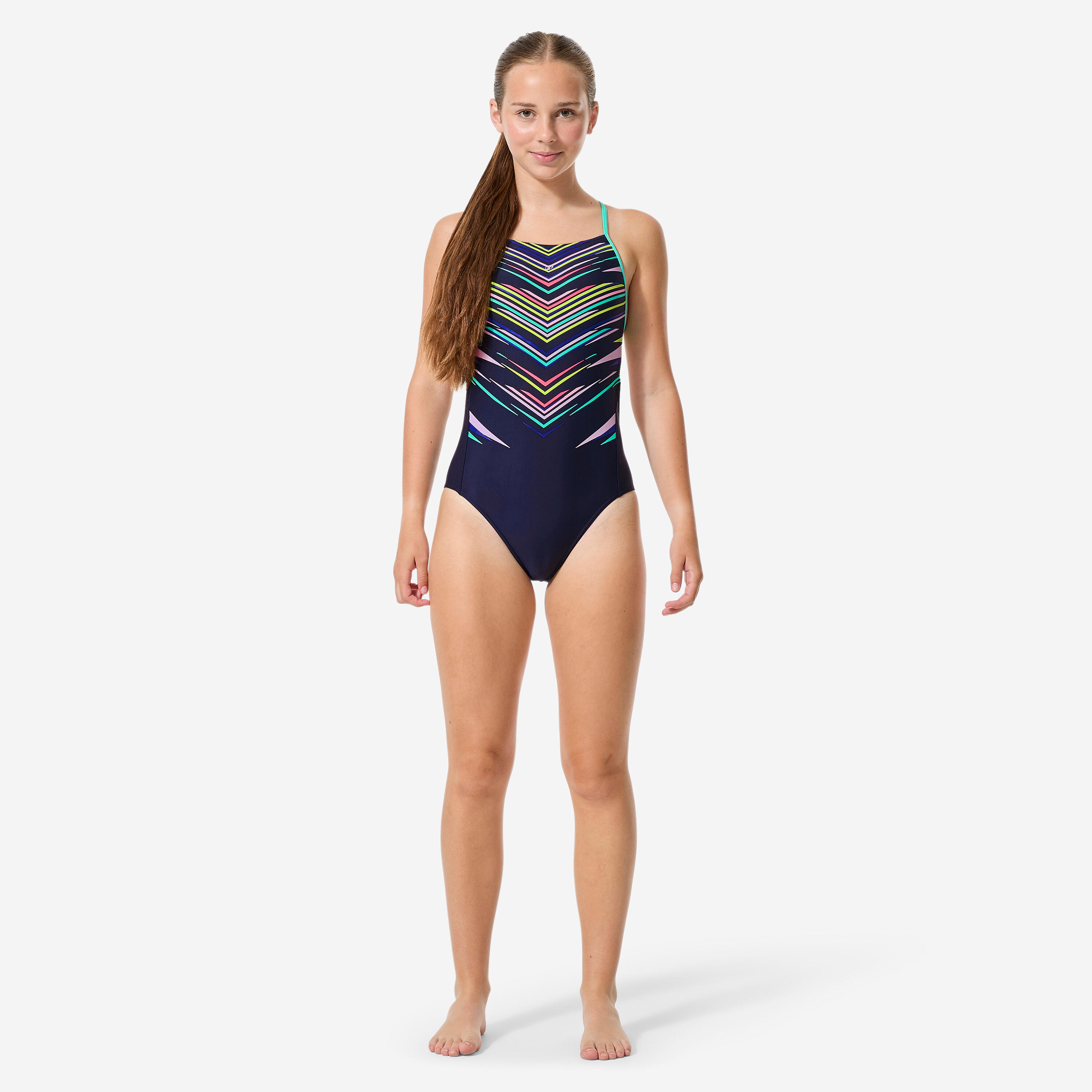 Maillot de bain de natation 1 pièce fille, Lexa Hero 2/9