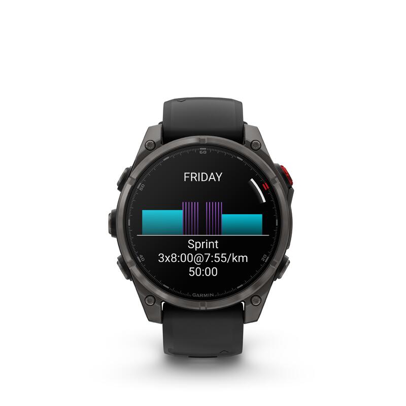 Ceas conectat GPS Multisport Fenix 8 pro cu tehnologie inReach®