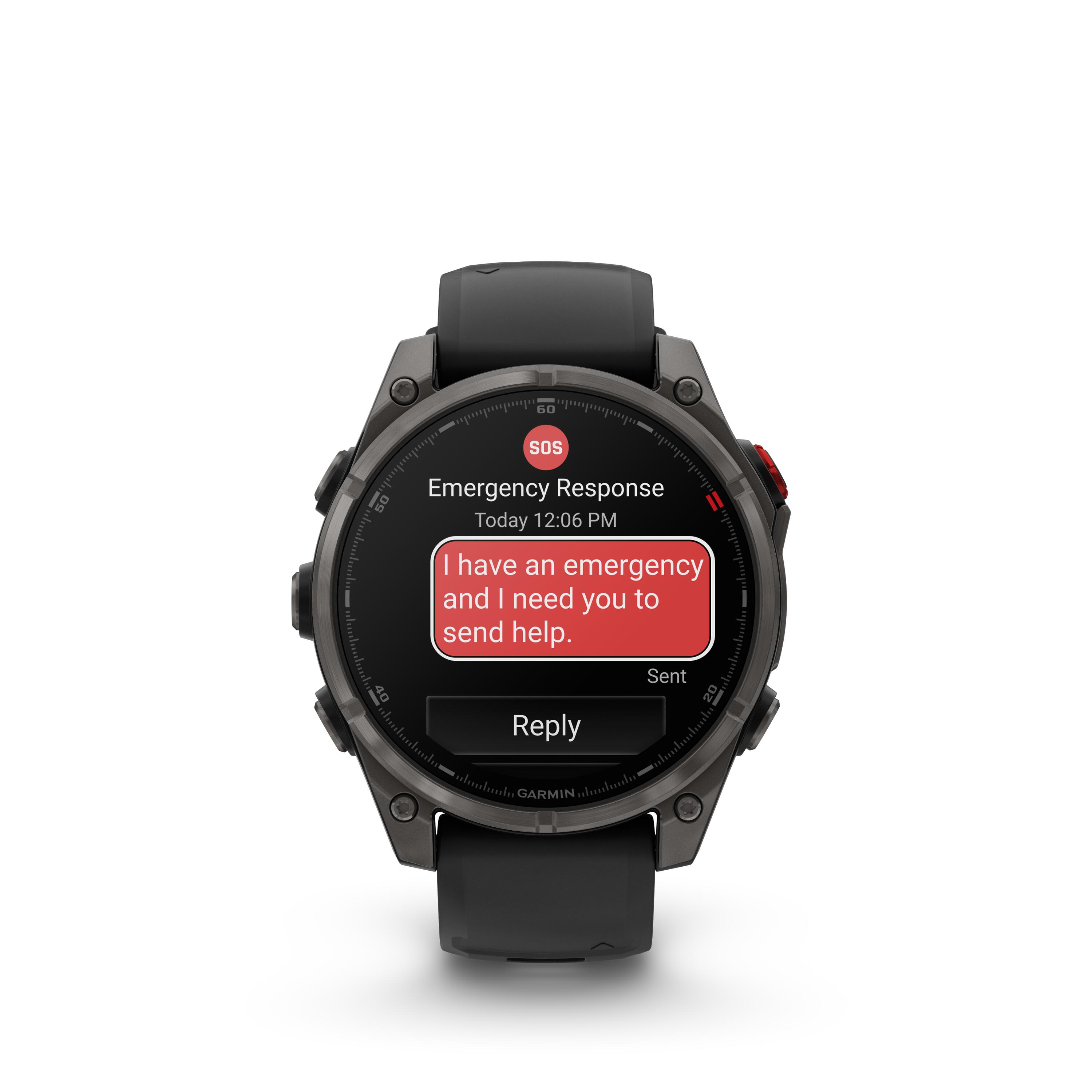Multisport-GPS-Smartwatch Fenix 8 Pro mit inReach®-Technologie 11/18