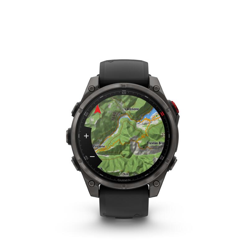 Ceas conectat GPS Multisport Fenix 8 pro cu tehnologie inReach®