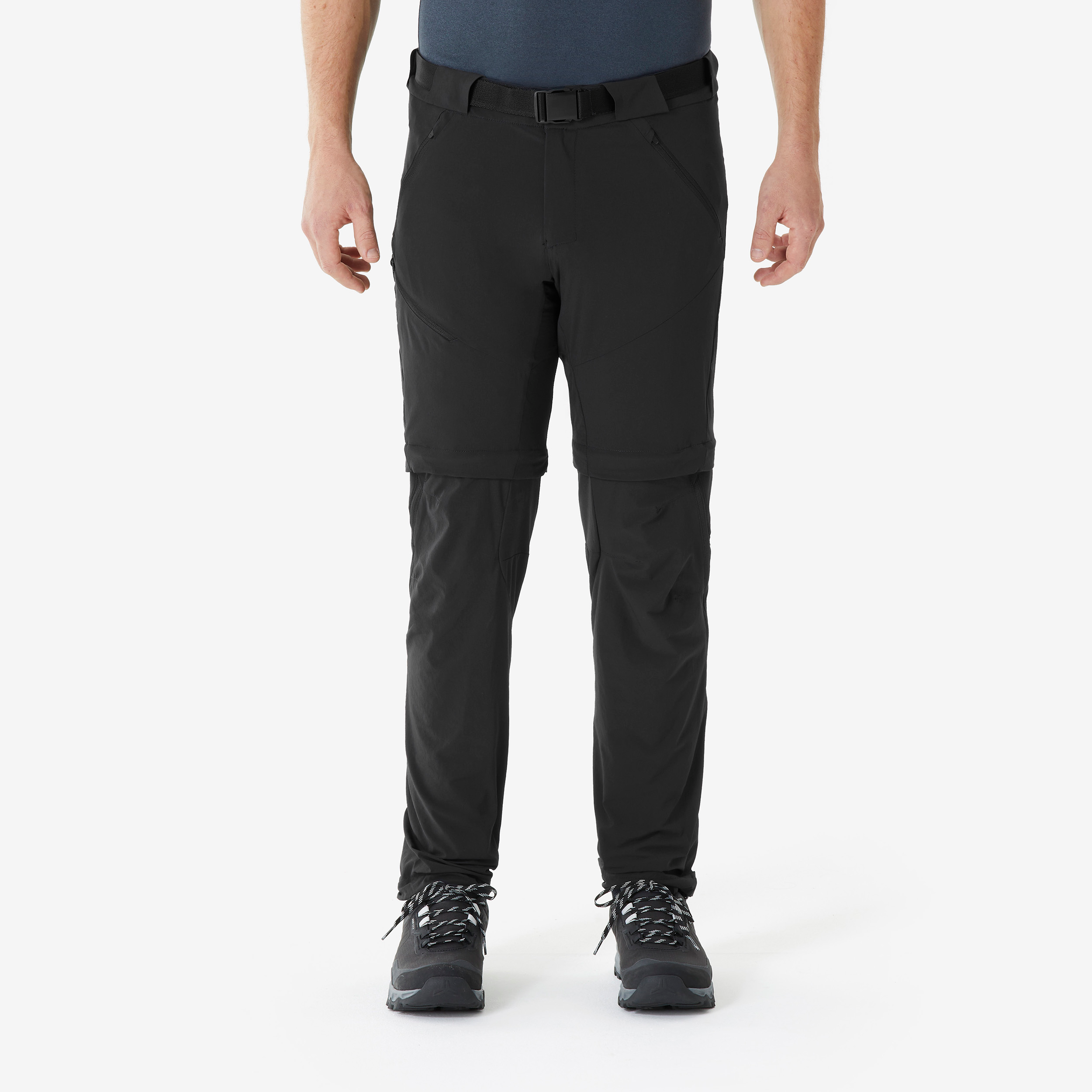 Pantalon modulable de randonnée homme, mh500 noir - Randonnée - Trek - Quechua- Clubs - Entreprises - Collectivités - Associations