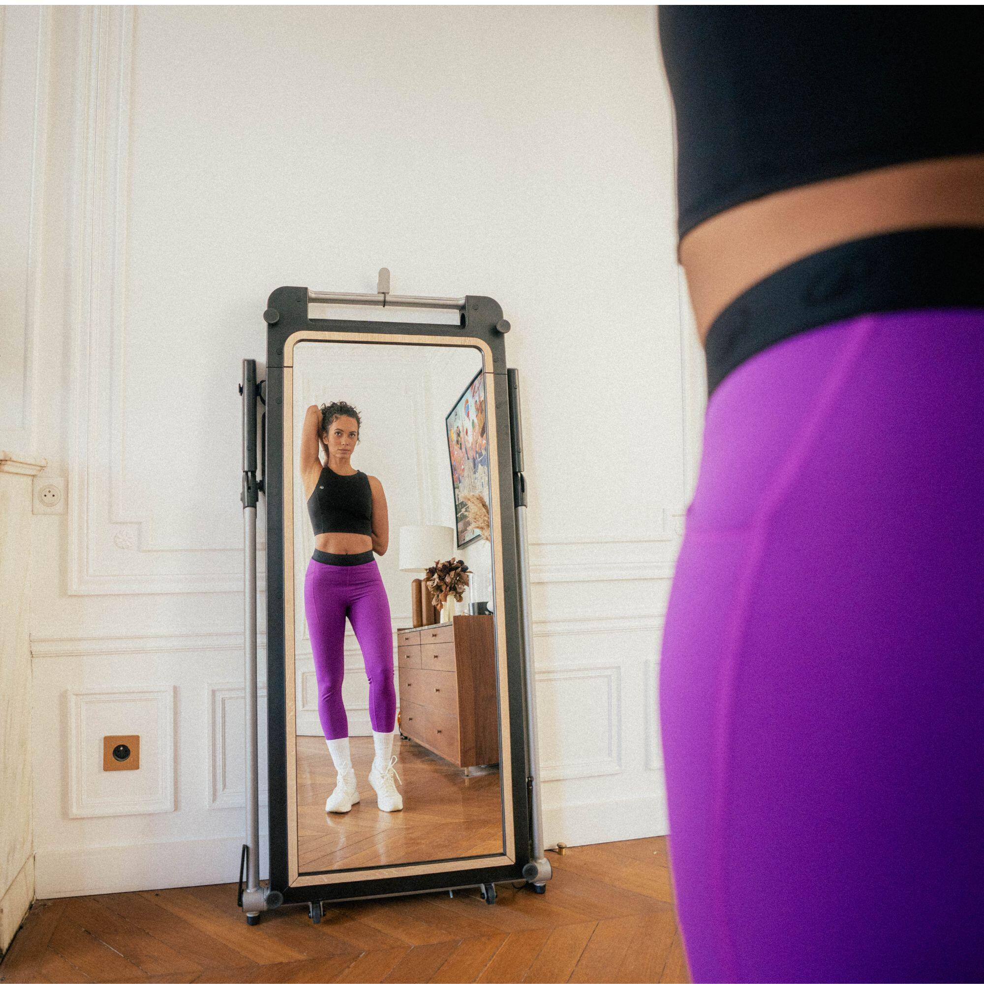 Compact Treadmill 14 km/h Convertible to Mirror - Run100 Milor Limited Edition