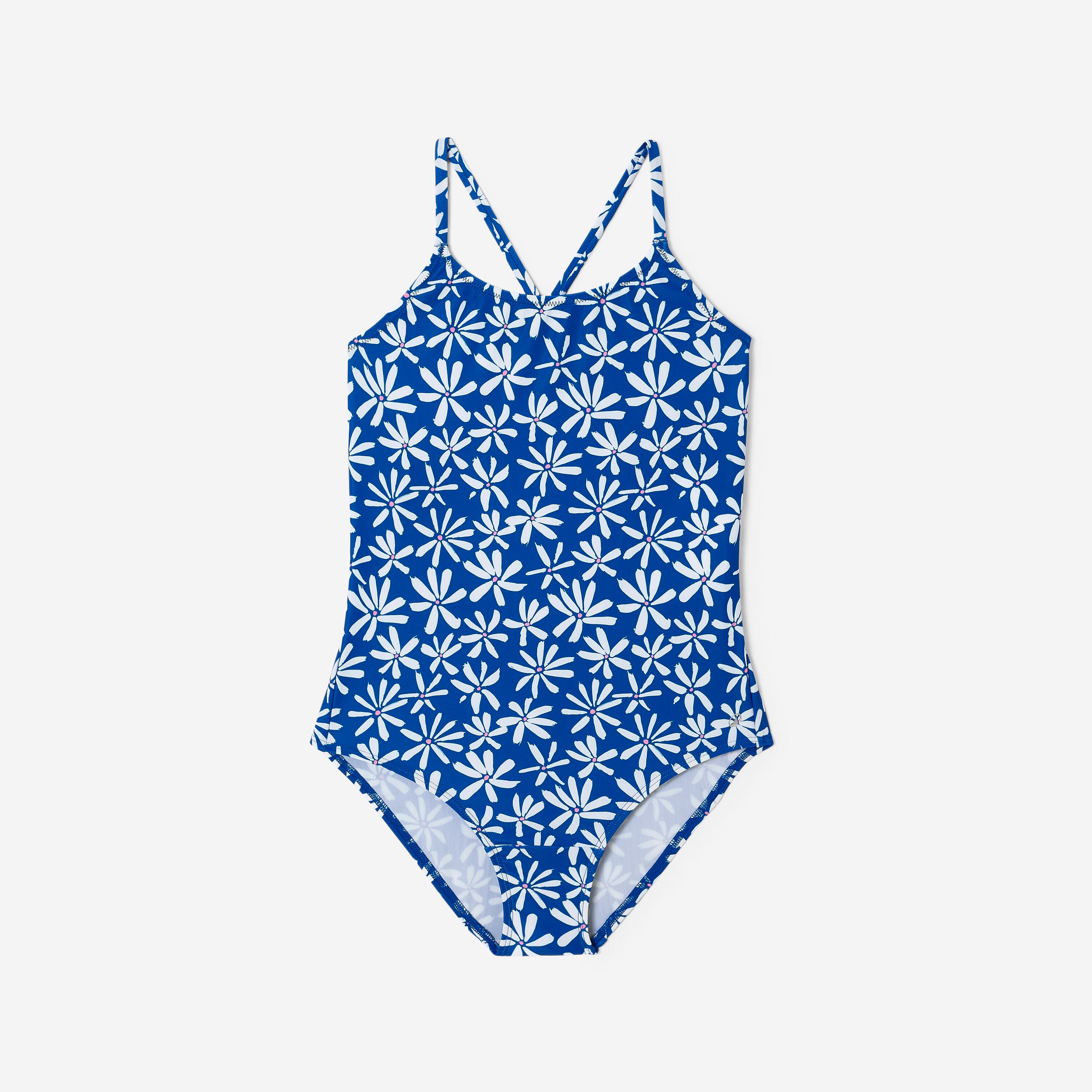 Costume intero ragazza LILA FLOW blu 8/12