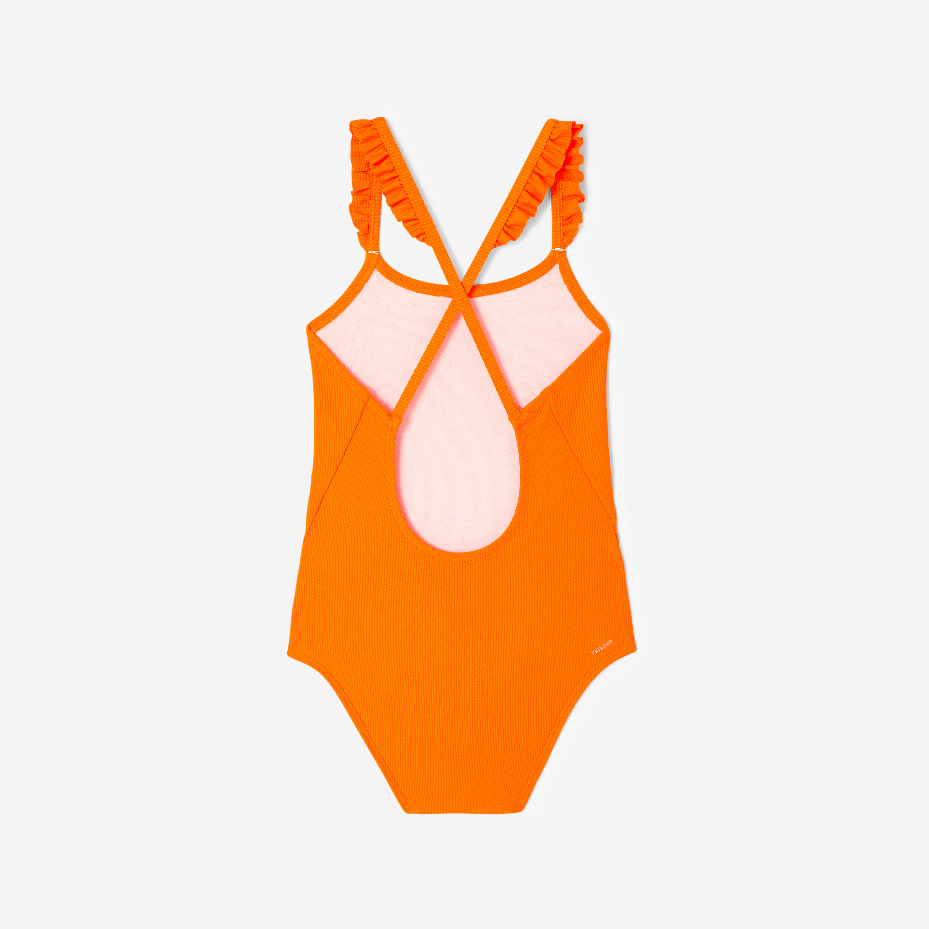 Bañador Niña Natación Naranja 8/9