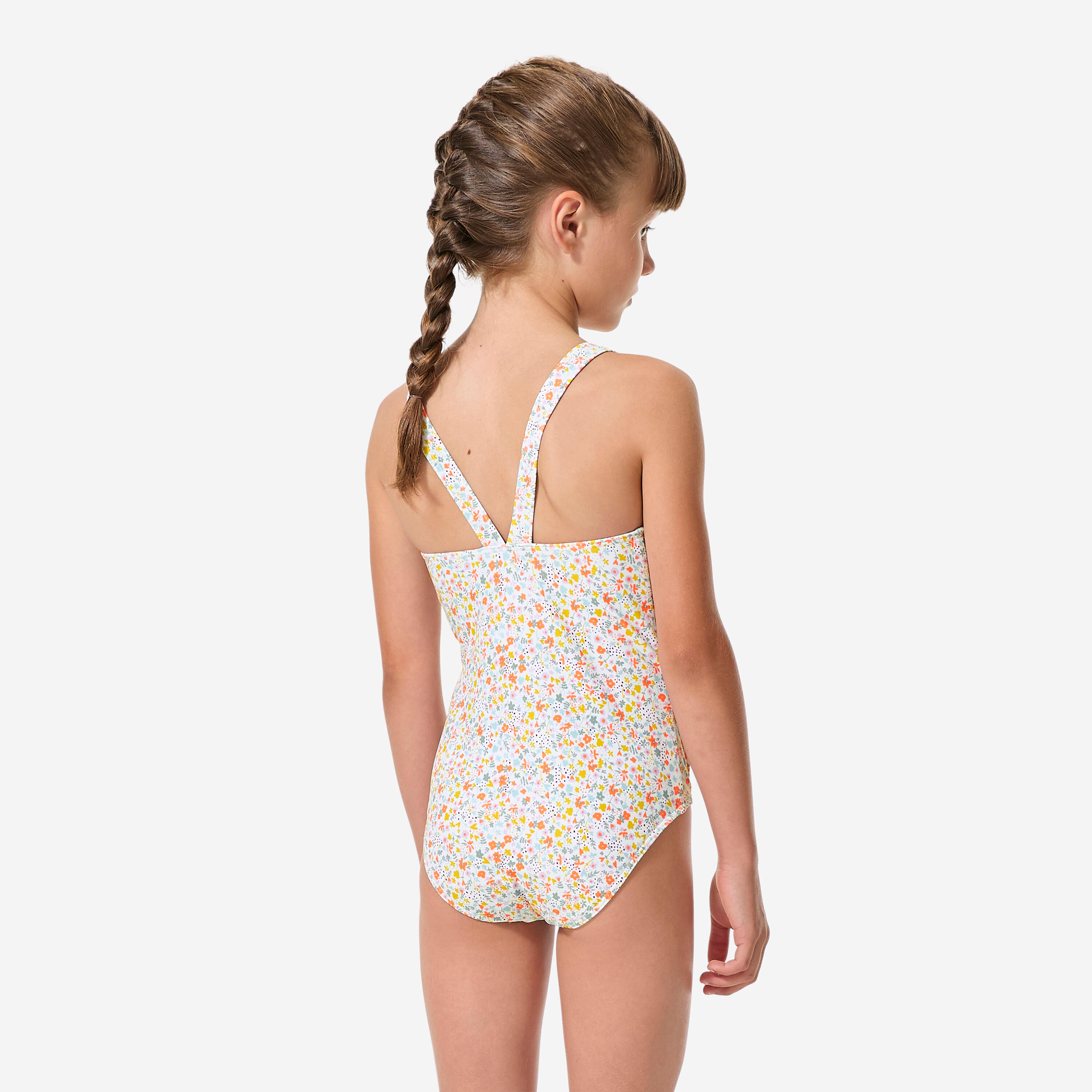 Costume intero bambina VEGA MIMI corallo 4/12