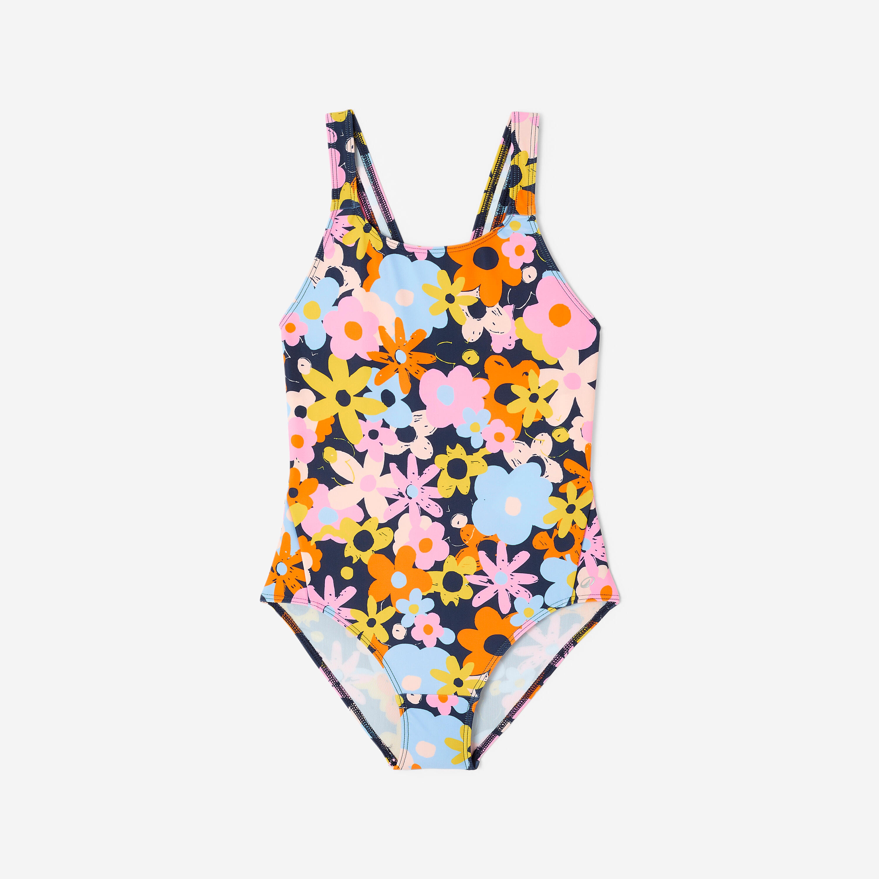 Costume intero ragazza VEGA LYS blu 8/12