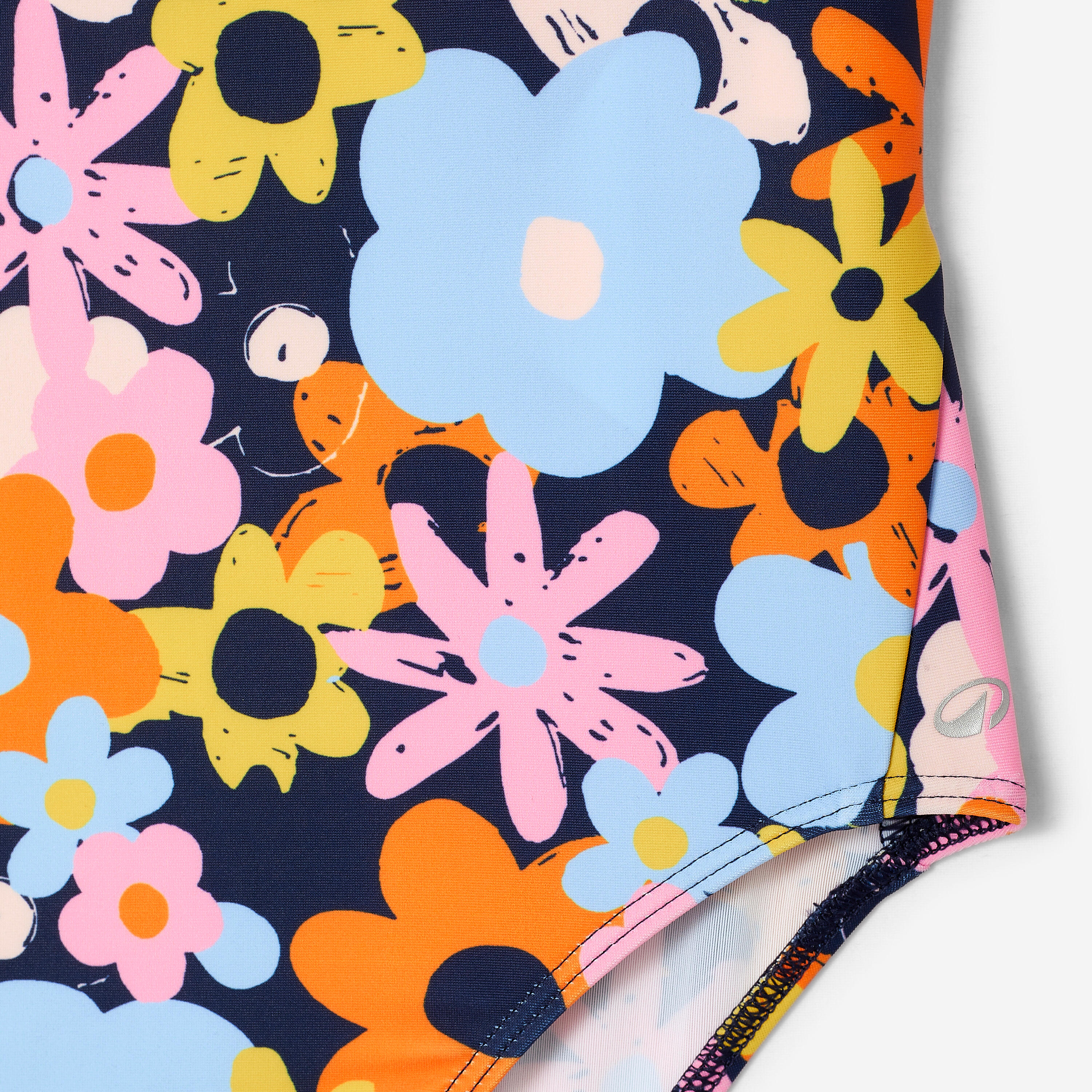 Costume intero ragazza VEGA LYS blu 10/12