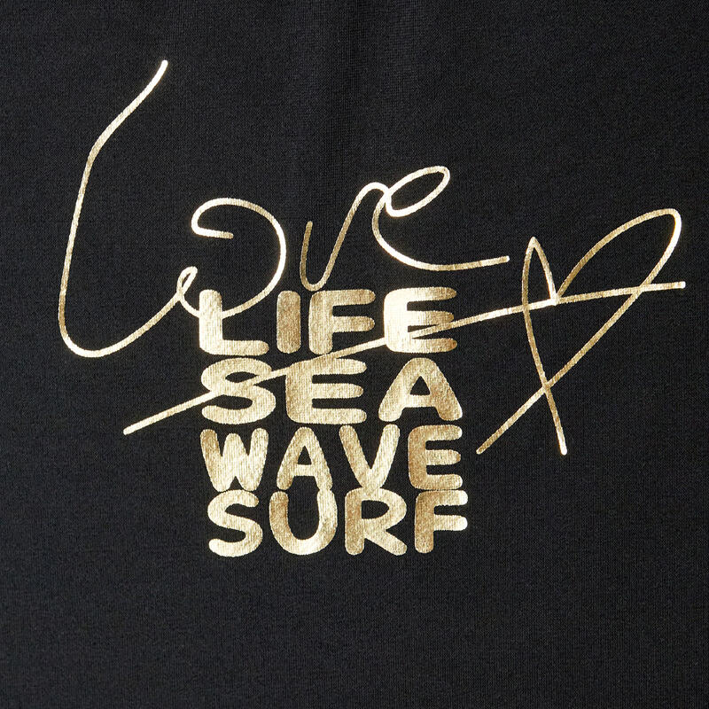Costum de baie întreg surf Hiloe Signature Negru Fete