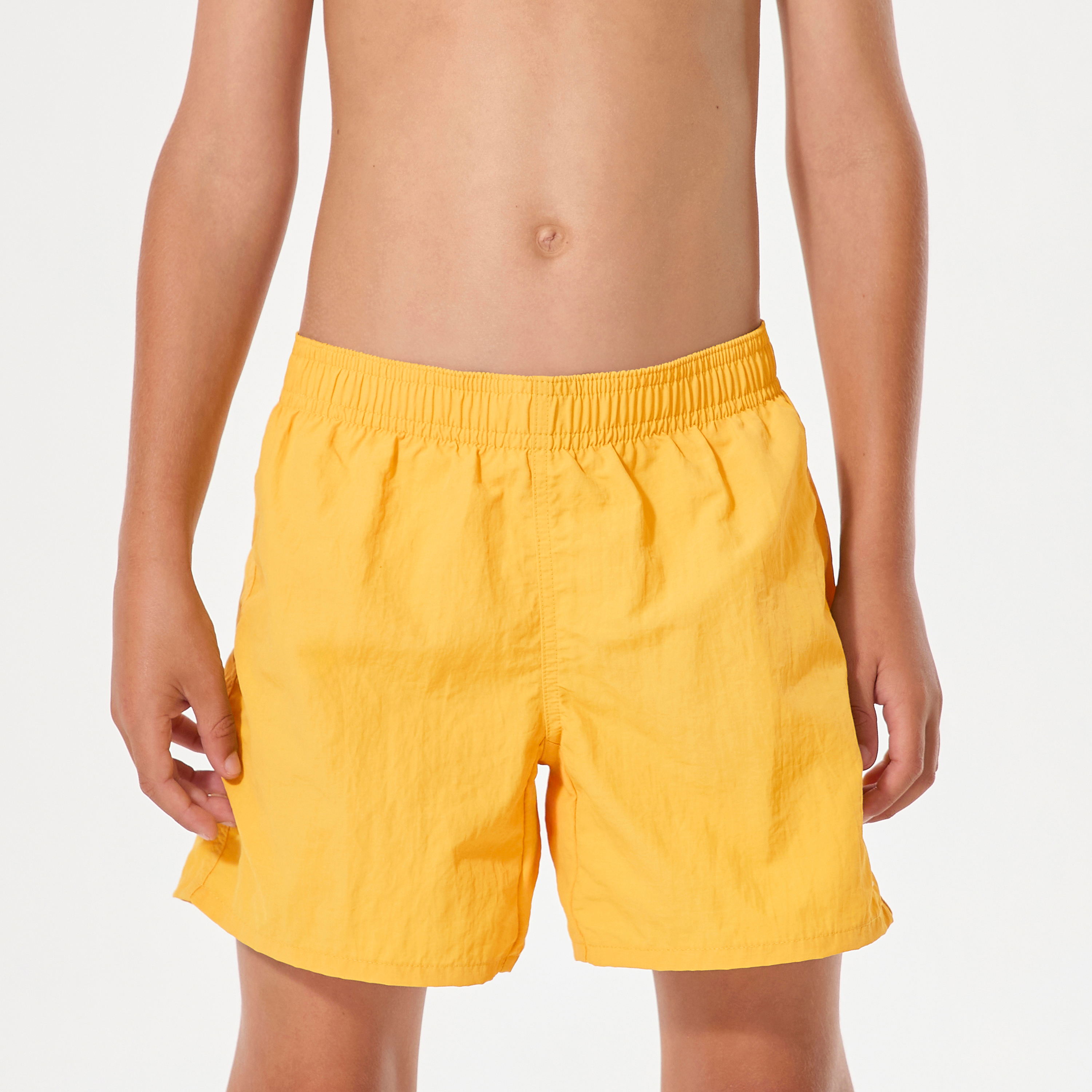 Short de bain garçon enfant, swimshort ochre - Nabaiji