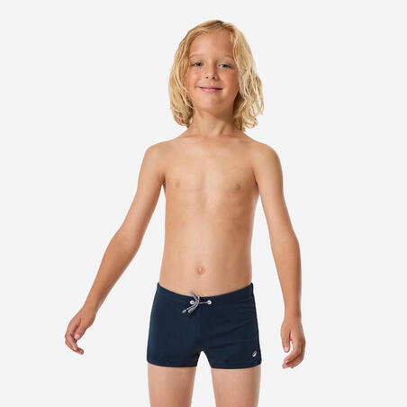 Плавки-боксери дитячі 100 Plus для плавання темно-сині