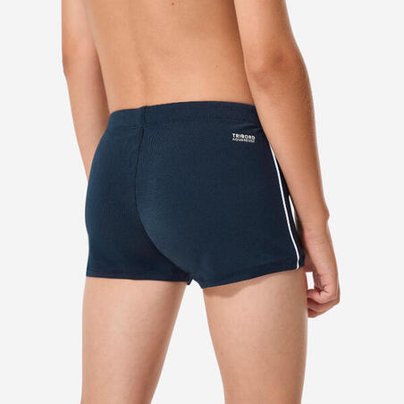 Плавки-боксери дитячі 100 Plus для плавання темно-сині