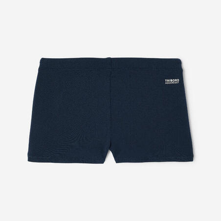 Плавки-боксери дитячі 100 Plus для плавання темно-сині